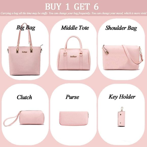 New 6 in 1 bundle * Designer Purses and Handbags - Picture 8 of 8